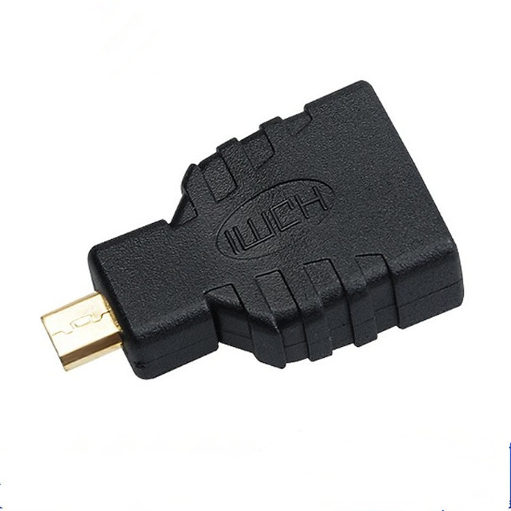 Micro-HDMI to HDMI Adapter Gold-Plated 1080P Micro HDMI Male To Standard HDMI For Raspberry Pi 4 Model B model