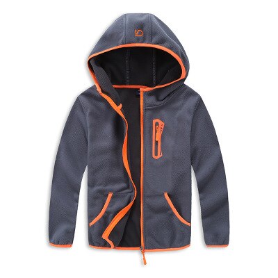 Liakhouskaya – veste polaire pour enfants, vêtements à coque souple, printemps, automne, 4-15 T,: gray / 8