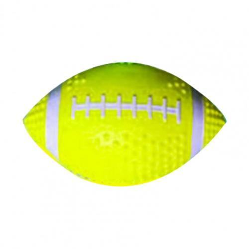 1 Set Rugby Ball Waterproof Water Inflatable Multiplayer Sports Textured Grip Inflatable Rugby Ball for Pool Swim Entertainment: Yellow