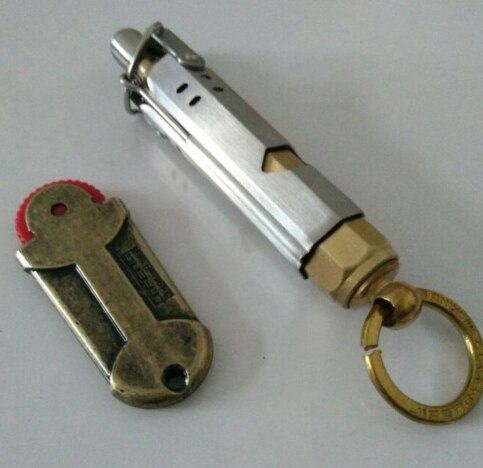 Encendedor de queroseno antiguo Vintage jifeng + pedernal