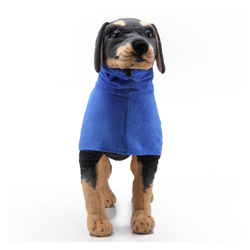Hundehåndkle superabsorberende hundebadekåpe mikrofiberbadehåndklær hurtigtørkende kattebadehåndkle for liten middels stor hund
