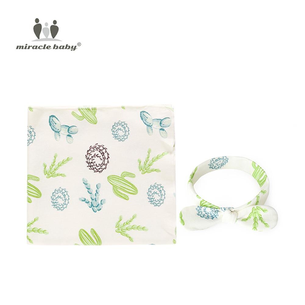Kidlove 2PCS Baby Katoen Airconditioning Deken Holding Deken en Hairdress: Green