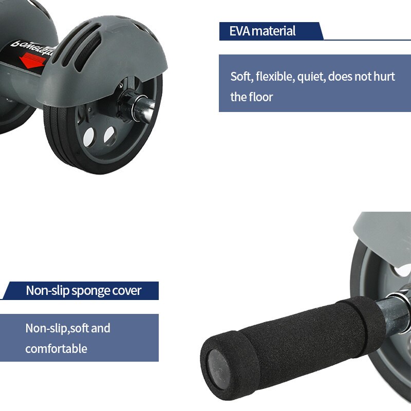 Thin waist abs exercise abdominal muscle roller fitness equipment training abs exercise home automatic rebound pulley belt pad