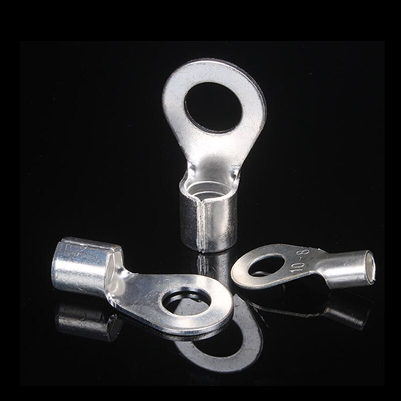 100PCS/LOT OT Terminal Series Thick Brass Anti-Rust Round Match with Silicon Cable For Battery Controller