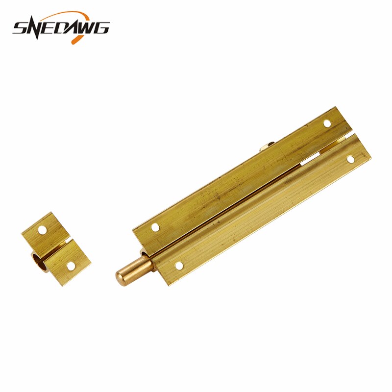 Brass Barrel Bolt 1.5/2/.2.5/3/4/5inch House Security Barrel Door Bolt Home Gate Window Safety Hardware Barrel Bolt Lock Latch