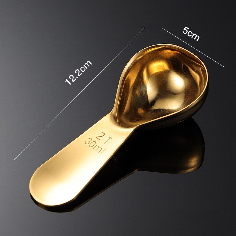 1 Pcs 304 Stainless Steel Kitchen Measuring Spoons Coffee Sugar Scoop Cake Baking Flour Measuring Cups Kitchen Cooking Tools: 3