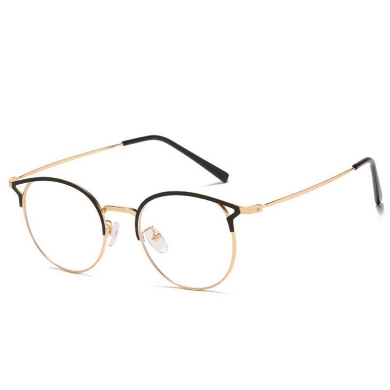 Gafas para miopía con forma de ojo de gato para hombre y mujer, anteojos recetados con acabado de ojo de gato, a la , SPH 0-0,5-1,0-1,5 a-6,0: Blanco / + 25