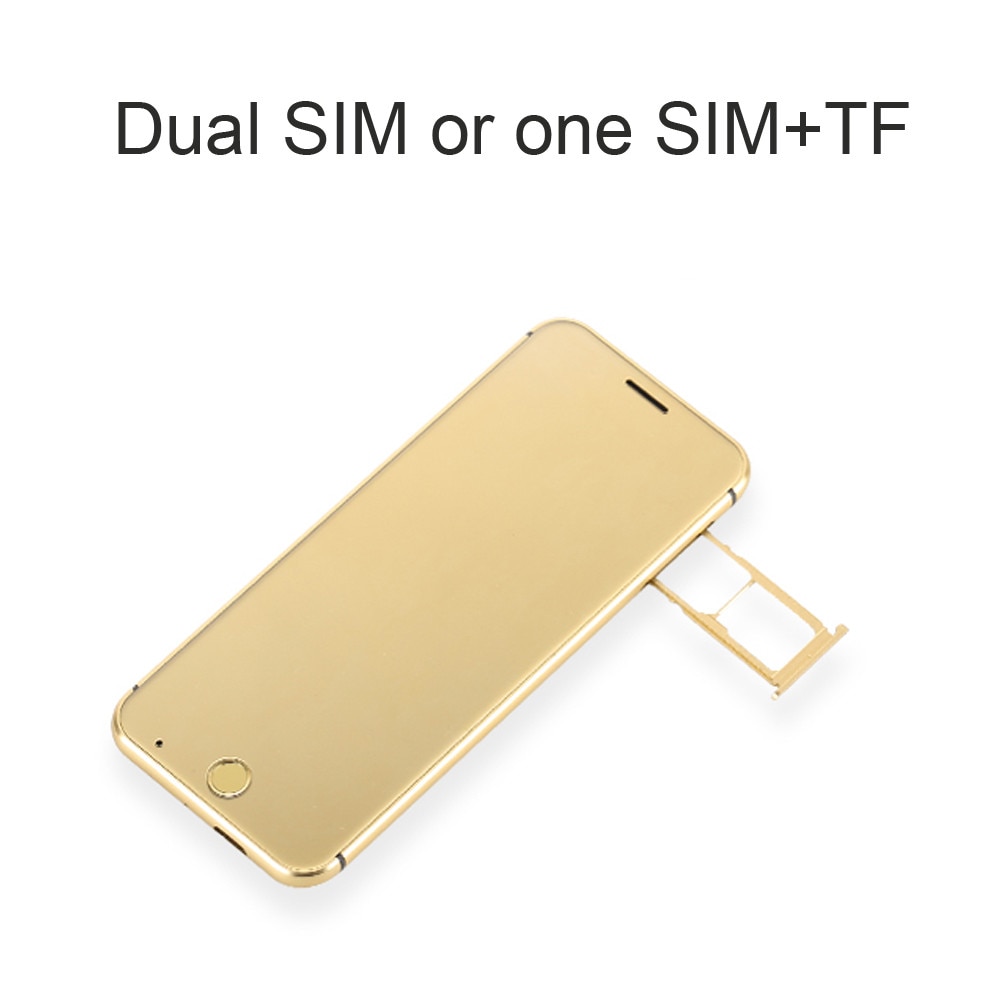 Anica A16 Mini Cell Phones, 1.54" Credit Card Size Bluetooth Dialer mini Celular Fone, Dual SIM big Sound Music Telefone Celular