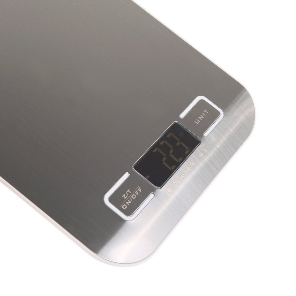 Electronic Kitchen Scale Ultra slim digital kitchen scale Stainless Steel Weighing Scale LCD High Precision Measuring Tools