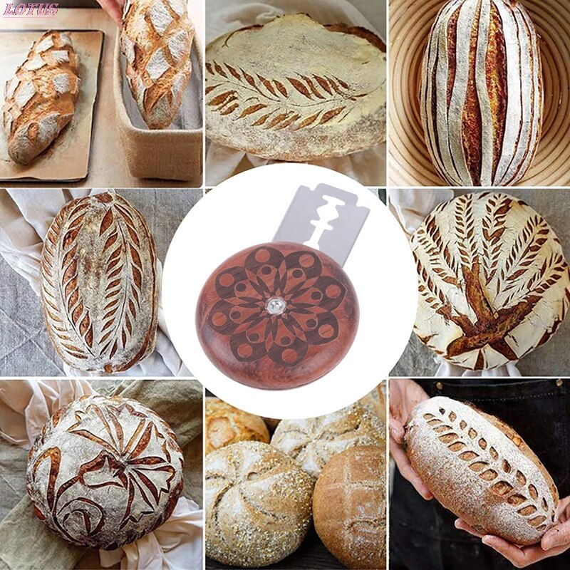 Herramienta de rayado para amasar, utensilio para cortar pan, amasar y amasar, UFO