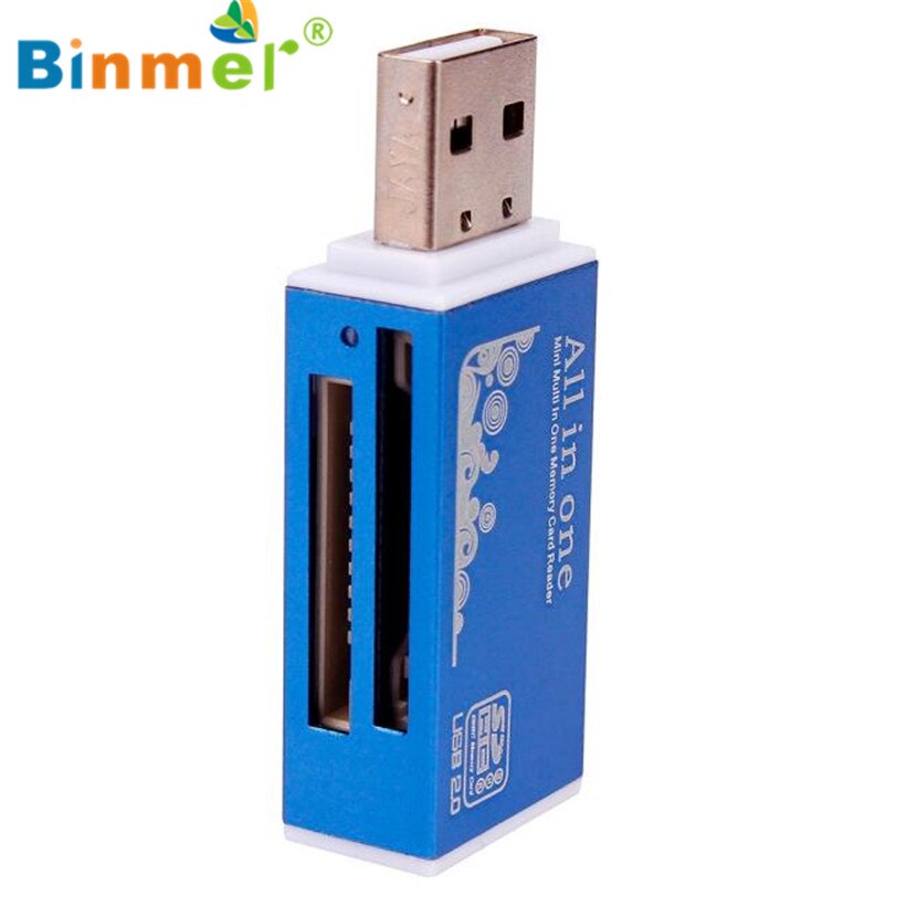 Advanced sd card reader memory stick pro duo USB 2.0 All in 1 Multi Memory Card Reader For Micro SD TF M2 MMC 1PC