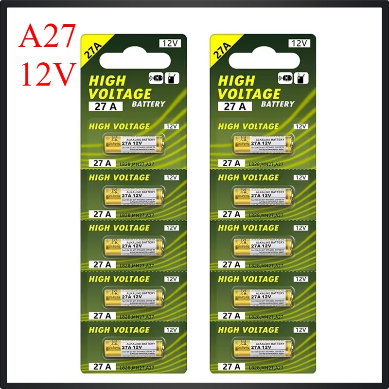 5-60PCS 27A 12V Batterie A27 27A G27A MN27 MS27 GP27 V27GA Für Türklingel, rollladen, Garage tür Fernbedienung, Trockenen Alkaline Batterie