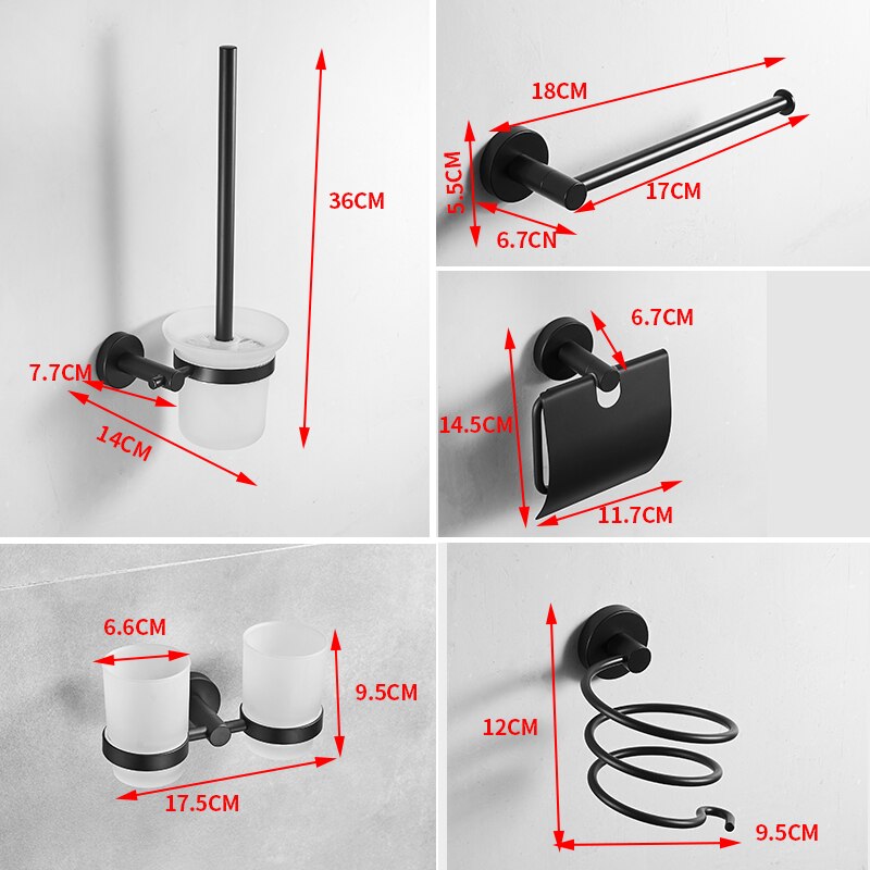 Juego de soporte para toallas de baño, soporte de pared de acero inoxidable dorado, barra de toalla, anillo, estantes de baño, ganchos del perchero para almacenamiento, soporte de pañuelos