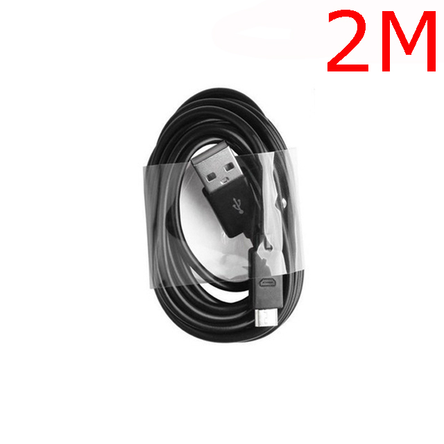 Micro Usb Universele Datakabel Standaard Hoofd Oplaadbare Lange Parachute Kabel 1 m/2 m/3 m Micro Usb-poort voor Android Telefoons: WHITE