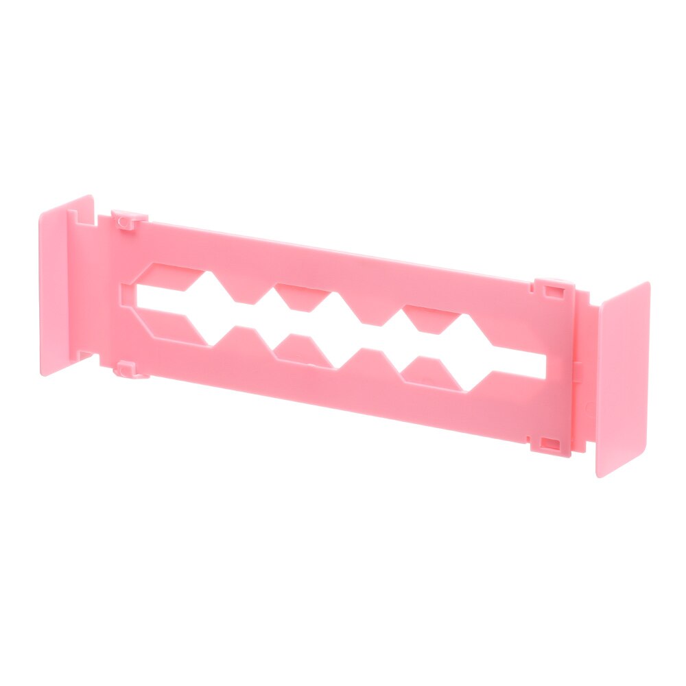 Adjustable Telescopic Plastic Drawer Separator Board Partition Multi-Purpose Space-saving Organizer Tools Home Supply: Pink