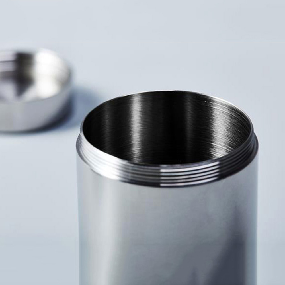 304 Stainless Steel Tea Pot Thickened Portable Travel Portable Small Storage Sealed Tank Tea Leaves Can Storage Box Container