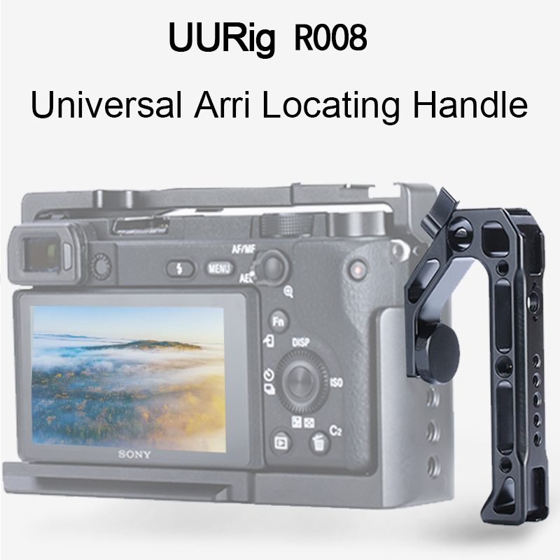 UURig R008 Universele Arri Positionering Handvat Camera Top Handvat handgreep voor Monitoren Microfoons Sony Nikon Canon Camera 'S