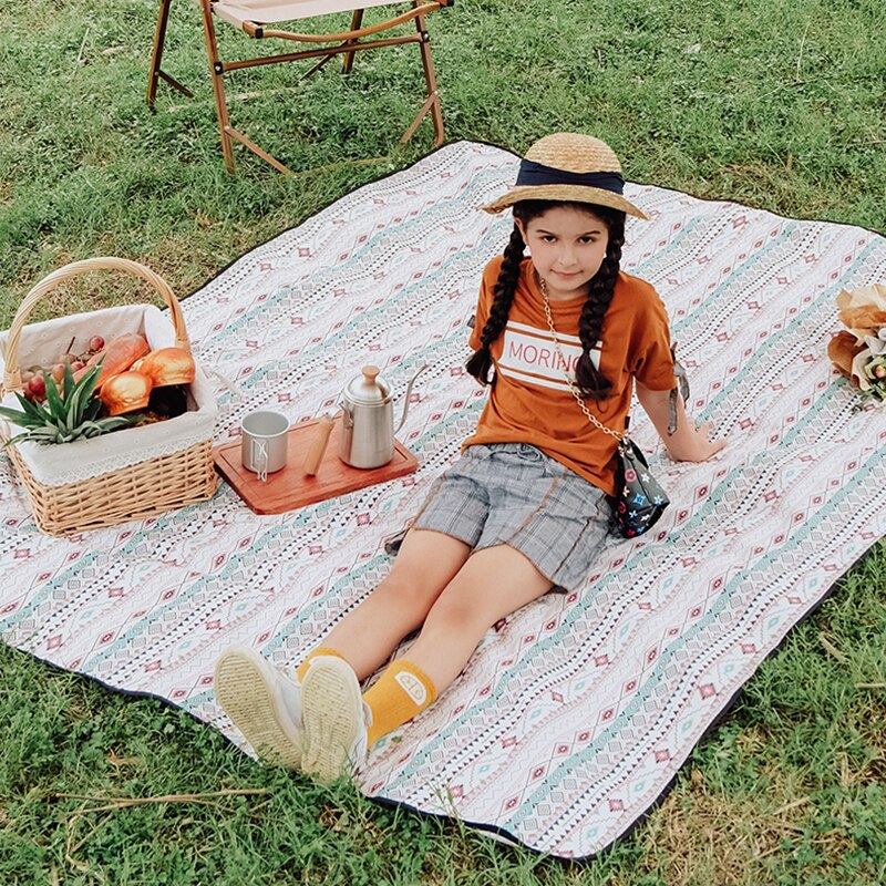Esterilla para exteriores, utensilios de cocina para acampada, cubierta impermeable para acampada, playa, mar, accesorios de Picnic plegables, manta de Picnic portátil