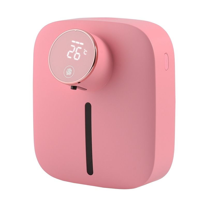 Automatic Soap Dispenser Iorbur Wall Mounted Foaming Soap Dispenser 320ml Rechargeable Waterproof Hand Sanitizer Dispenser Pink: Pink