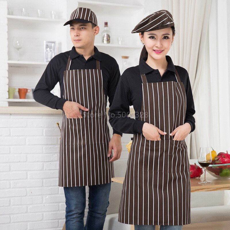 Unisex Adult Restaurant Apron Kitchen Work Wear Men Food Service Oil-Proof Cooking Waiter Cafe BBQ Hairdresser Uniform Accessory: Style7