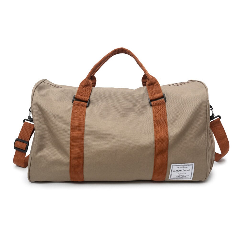 MOLLYGAN-Bolso de lona de gran capacidad para hombre y mujer, bolsa deportiva de viaje con compartimento para zapatos, para gimnasio