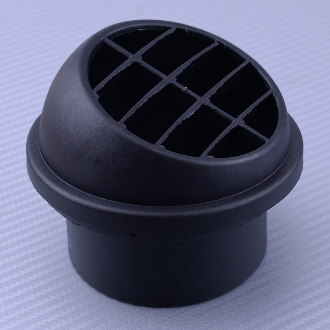 DWCX 75mm Zwart Plastic Draaibare Luchtuitlaat Vent Netto Cover van Cap Uitlaatpijp Voor Air Diesel Standkachel