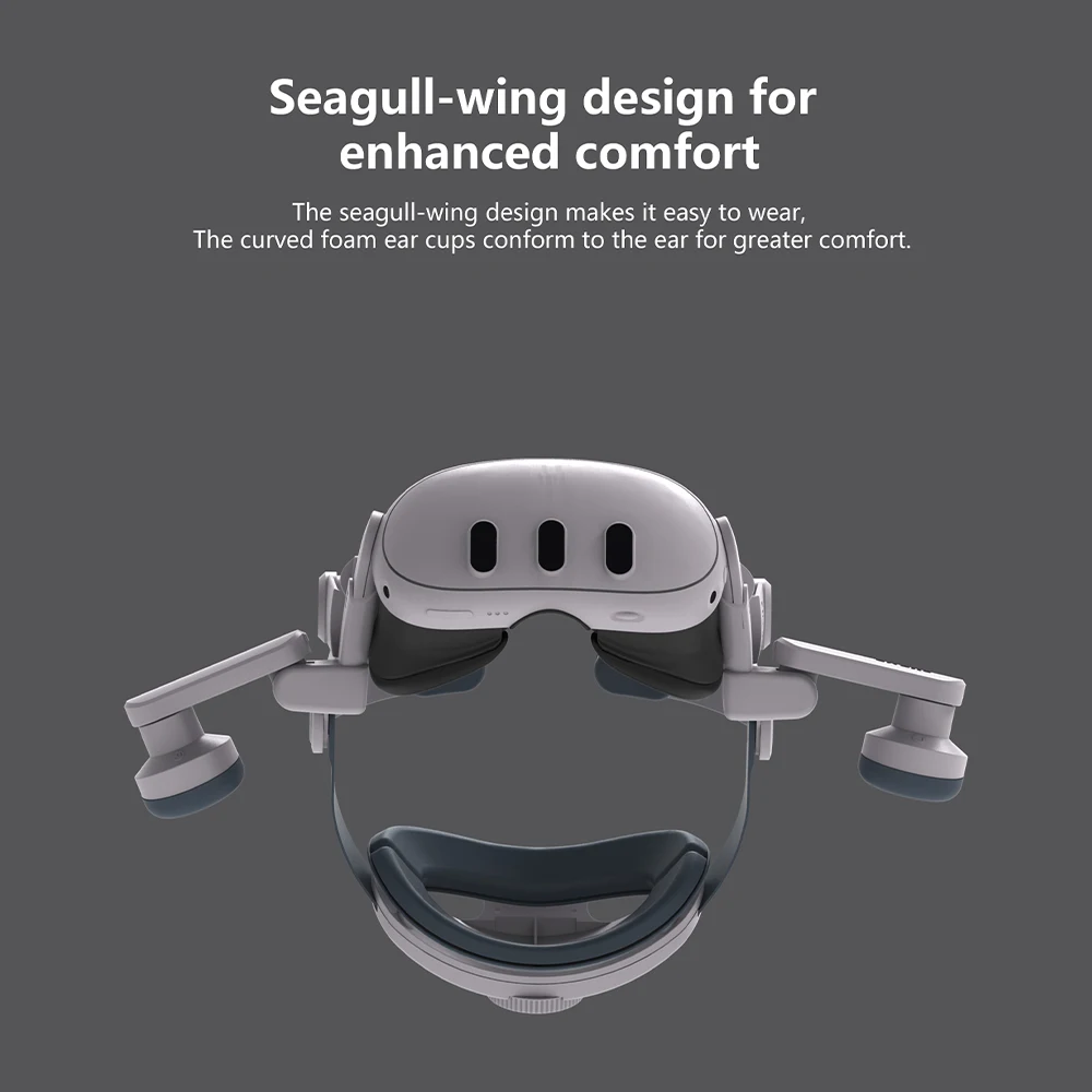 Hoofdband Oorwarmers Voor Meta Quest 3/Quest 3S VR Headset Verbeterd Geluid Verstelbaar Comfort Elite Band hoofdtelefoon Vervanging