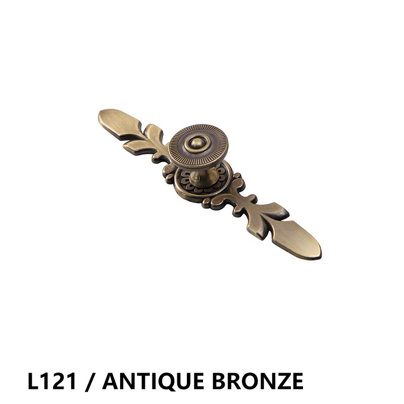 Kitchen Cabinet Door Handle Set Furniture Door Drawer Handles with Back Plate Gold Antique Bronze Antique Copper: Antique Bronze L121