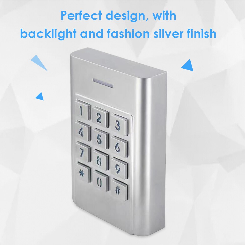 1000 benutzer IP68 Wasserdicht allein Zugriff Kontrolle passwort Stift Code Tastatur metall fallen Sicherheit Eingangstür Öffner System