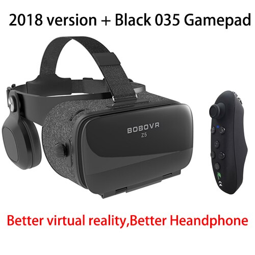 Bobovr  z4 update bobo vr  z5 120 fov 3d karton helm virtual reality brille headset stereo für 4.7-6.2 'mobiltelefon: 2018 z5 035 schwarz