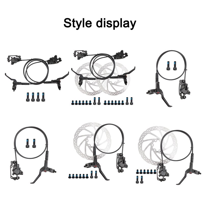 Bike Disc Brake Kit Front and Rear Caliper Bicycle Brake Levers and Rotor for Road Bike Mountain Bike N66