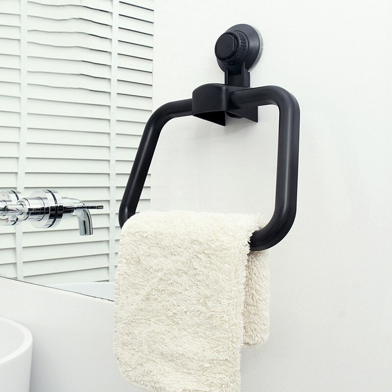 Håndklædeholder ring stærk sugekop vægmonteret vaskekludhænger til badeværelse håndklædehænger badeværelse hånddoekring rt