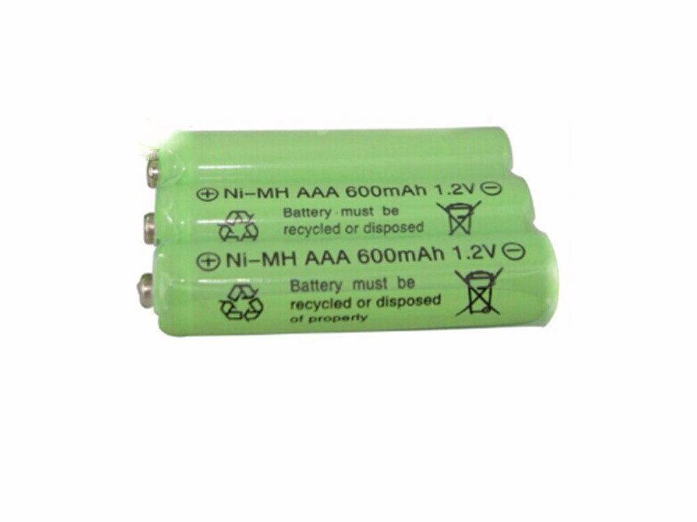 3psc/lot 1.2 v 600 mah AAA afstandsbediening speelgoed oplaadbare MH oplaadbare batterij AAA 1.2 V 600 mAH