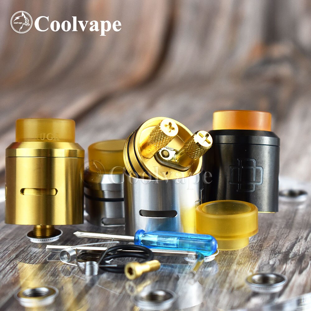 coolvape Apocalypse RDA 24mm Adjustable with pin BF Vaporizer Adjustable Airflow Control Rebuilding tank vs goon v1.5 rda