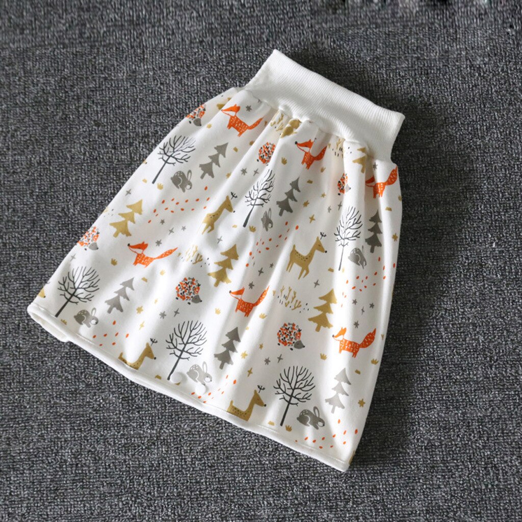 Baby Waterdichte Katoenen Trainingsbroek Doek Kleurrijke Animal Dinosaurus Print Luier Rok Slapen Bed Pad Matras D0: E / 0 to 4 years