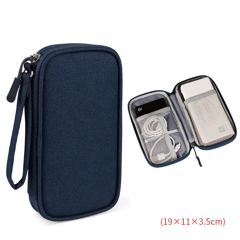 Reise tragbare digitale Zubehör Aufbewahrungstasche Organizer von Handytasche U Disk Ladebank Handy, Mobiltelefon Datenkabel Aufbewahrungstasche