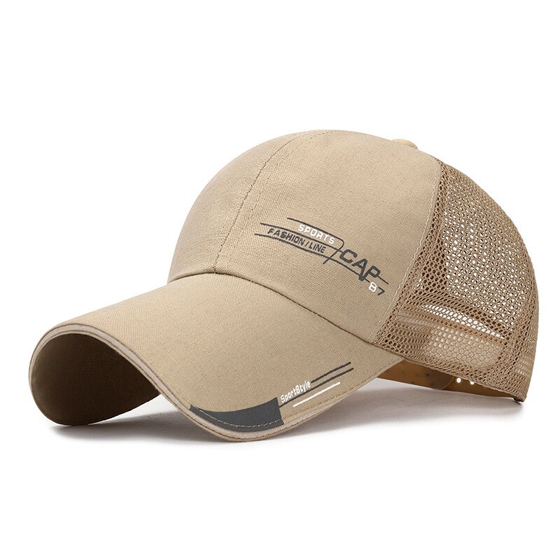 Sport Baseball Cap Lente En Zomer Leisure Hoofd Slijtage Hoofddeksel Visor Baseball Cap Effen Kleur Hoed Verstelbare Mannen Vrouwen Caps: CAMEL