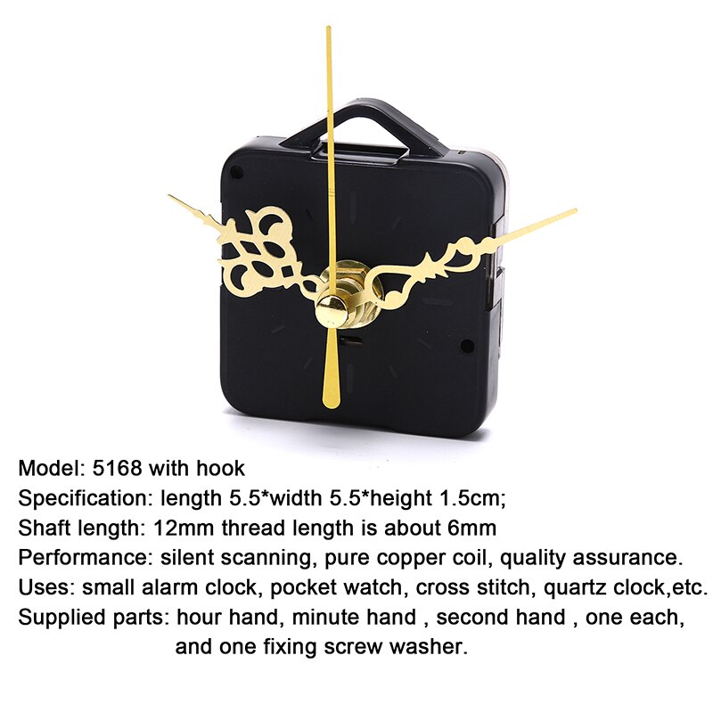 Battery Wall Clock Movement Mechanism Parts Replacement Mute Clock Mechanism