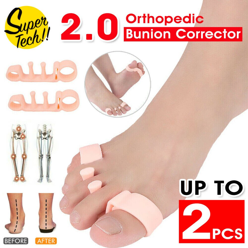 Bunion Corrector Toe Separators Silicone Gel Elastic Straighteners Spacers