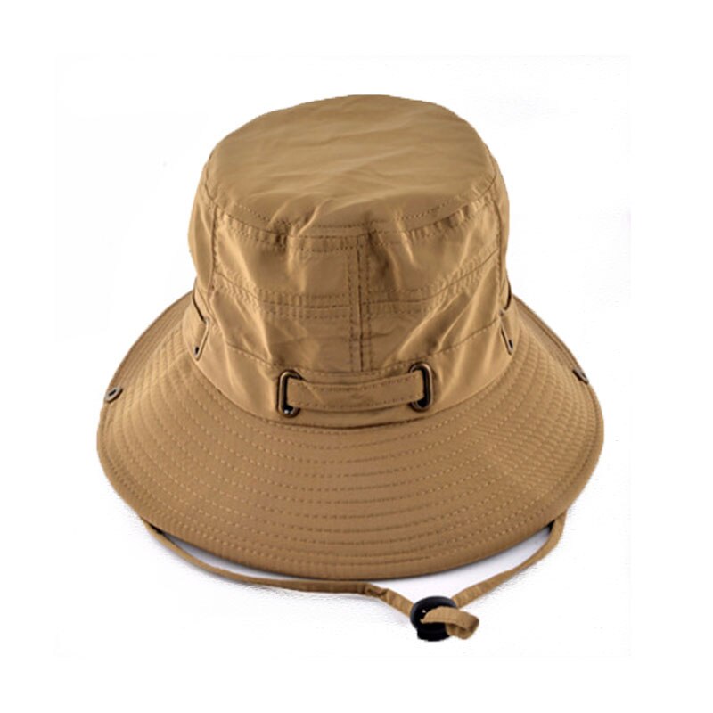 Sombrero de pescador de Color sólido para hombre, gorra de pescador de algodón para viajes al aire libre, senderismo y Pesca: style 7