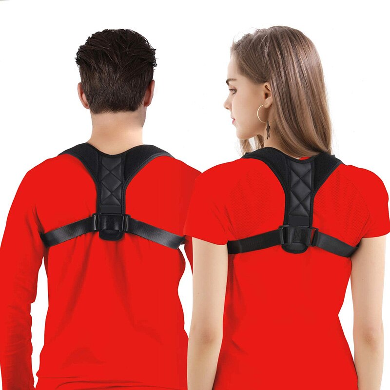 ZK20-cinturón Corrector de postura para hombre y mujer, cinturón Corrector de postura ajustable para espalda, arnés de seguridad para trabajo, soporte para hombro recto