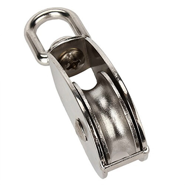 Stainless Steel 304 Single Wheel Swivel Pulley Block Loading PAK55