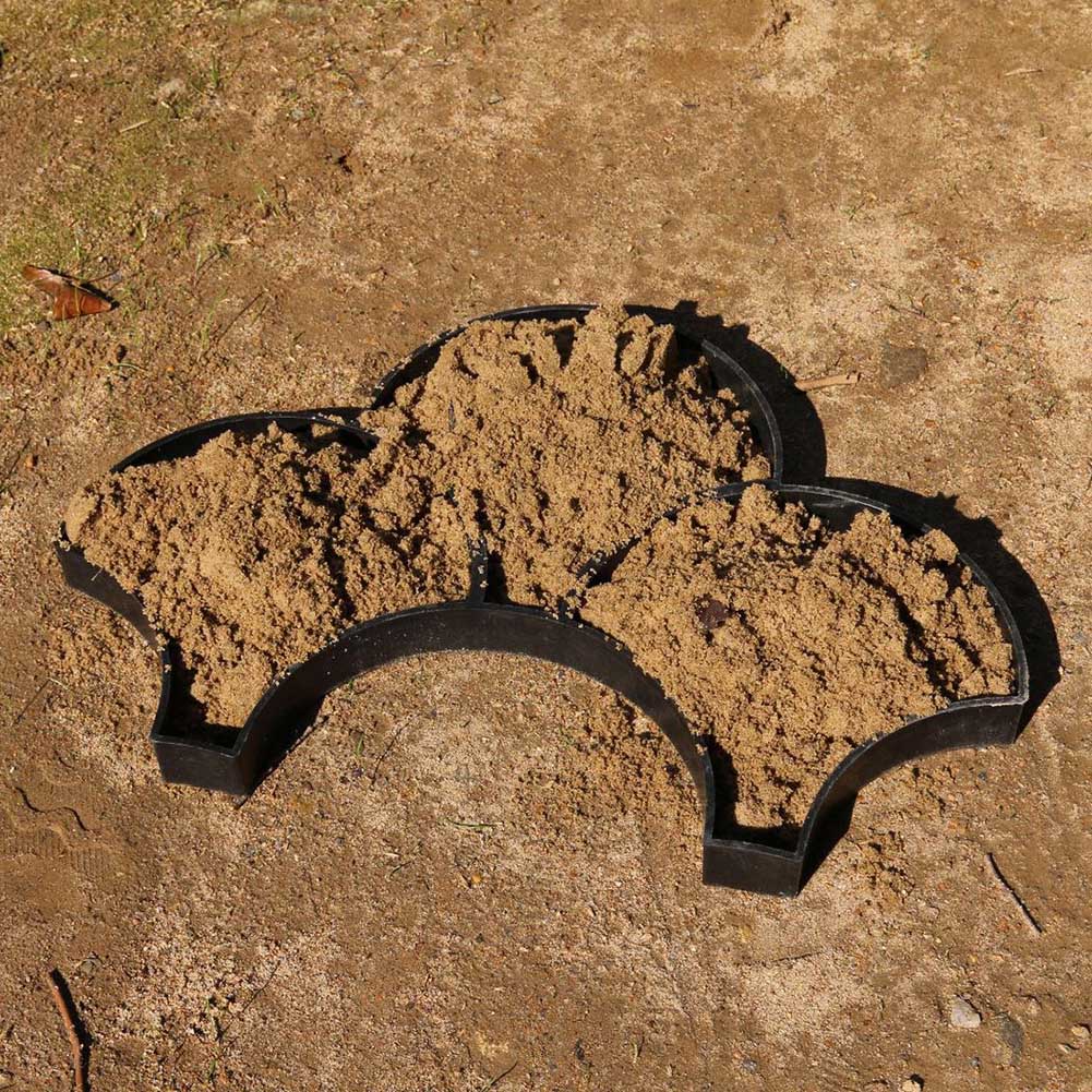 Paving Mould Concrete Floor Stepping Stone Paver Lawn Patio Yard Garden DIY Walkway Pavement Molds TUE88