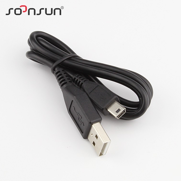 SOONSUN USB Data Transfer Cable Lead Cord voor GoPro Hero 2 3 3 + 4 USB Video-uitgang Voor GoPro accessoires