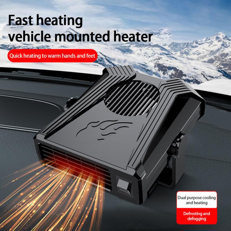 2 in 1 12V/24V Auto Heizung Elektrische Natürliche Heizung Fan Elektrische Trockner Windschutzscheibe Anti-beschlag 360 Grad Drehung Auto Defroster