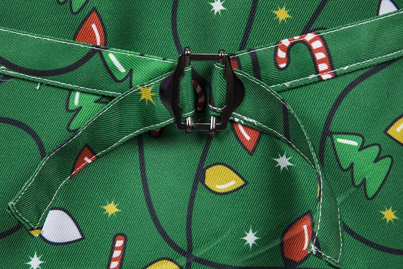 Groene Kerst Vest Mannen 3D Candy Cane Print Vest Mens Xmas Feliz navidad Party Tuxedo Vesten Chaleco hombre