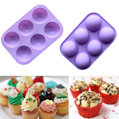 Thuis Keuken Massief Silicone Cupcake Mousse Muffin Pan Pudding Gebak Bakvormen Cake Bakplaat Mold