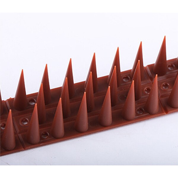 6/12pcs Safe Eco-friendly Plastic Spikes Anti Bird Anti Pigeon Spike for Get Rid of Pigeons and Scare Birds Pest Control: Orange