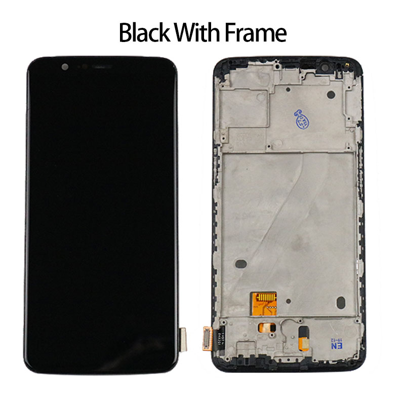 Original LCD Für Oneplus 5 T Display Touchscreen mit Rahmen Digitizer Montage Für Oneplus 5 T 5 T LCD display A5010 LCD: Default Title