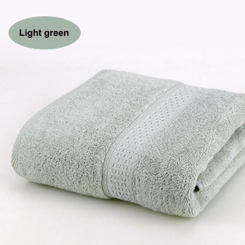 Für Erwachsene 100% Baumwolle 17 Farben 1PC Feste Schlecht Handtuch Strand Handtuch Hohe saugfähig Antibakterielle Schnell Trocknende Weichen Dicken: Hellgrün